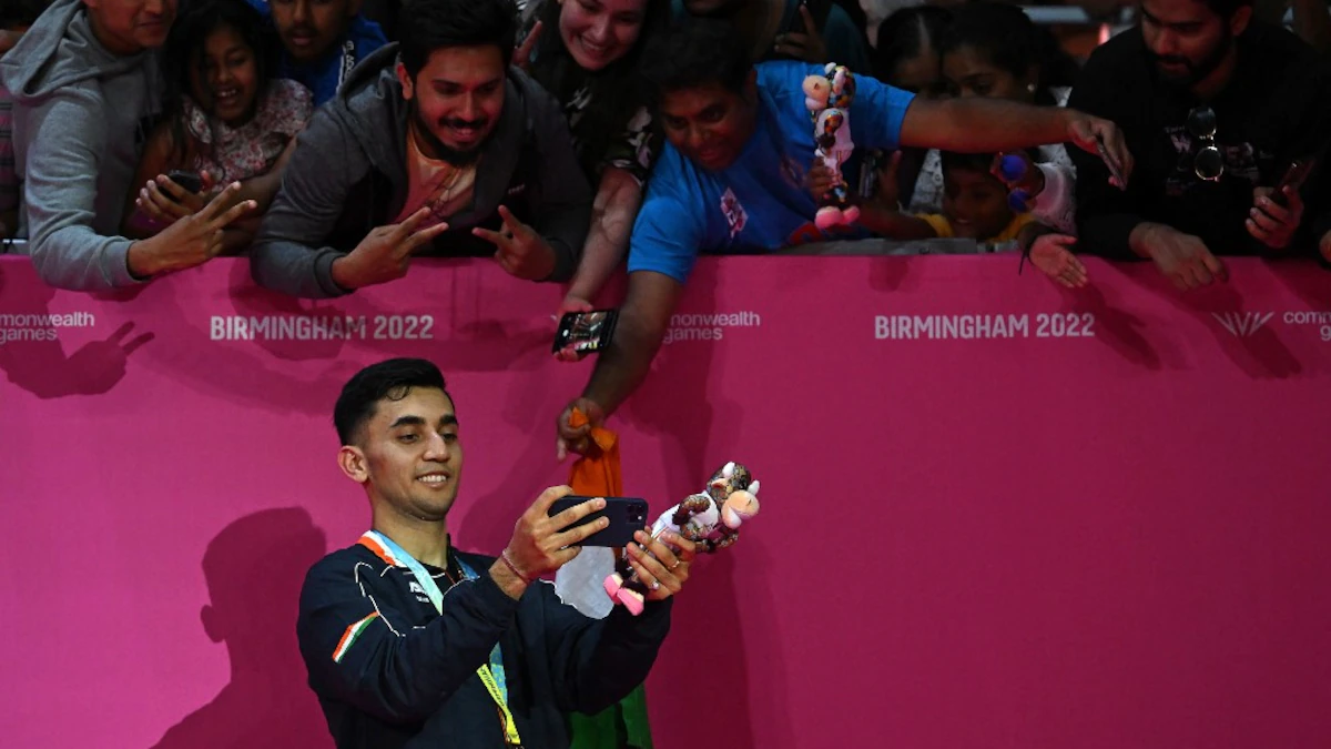 You are currently viewing Commonwealth Games 2022: Lakshya Sen’s Wild Celebration After Winning Gold. Watch