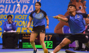 Read more about the article Ashwini Ponnappa embarks on new Mixed Doubles journey with gold in National Games