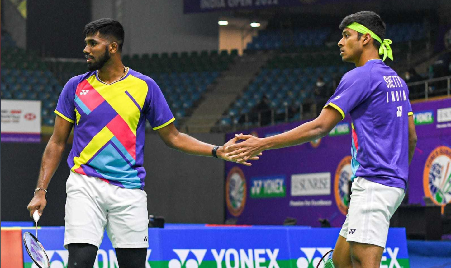 You are currently viewing Satwik, Chirag enter their second Super 750 final