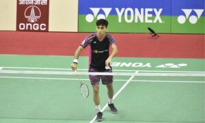 Read more about the article Rasmus Gemke knocks out defending champion Lakshya Sen