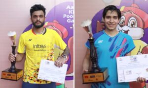 Read more about the article Mithun, Anupama Upadhyay win singles titles