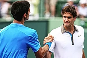 Read more about the article Novak Djokovic tops frustrated Roger Federer