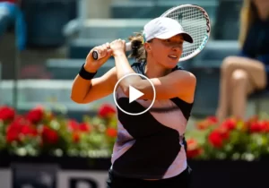 Read more about the article Iga Swiatek gives Anastasia Pavlyuchenkova a bagel! The Highlights